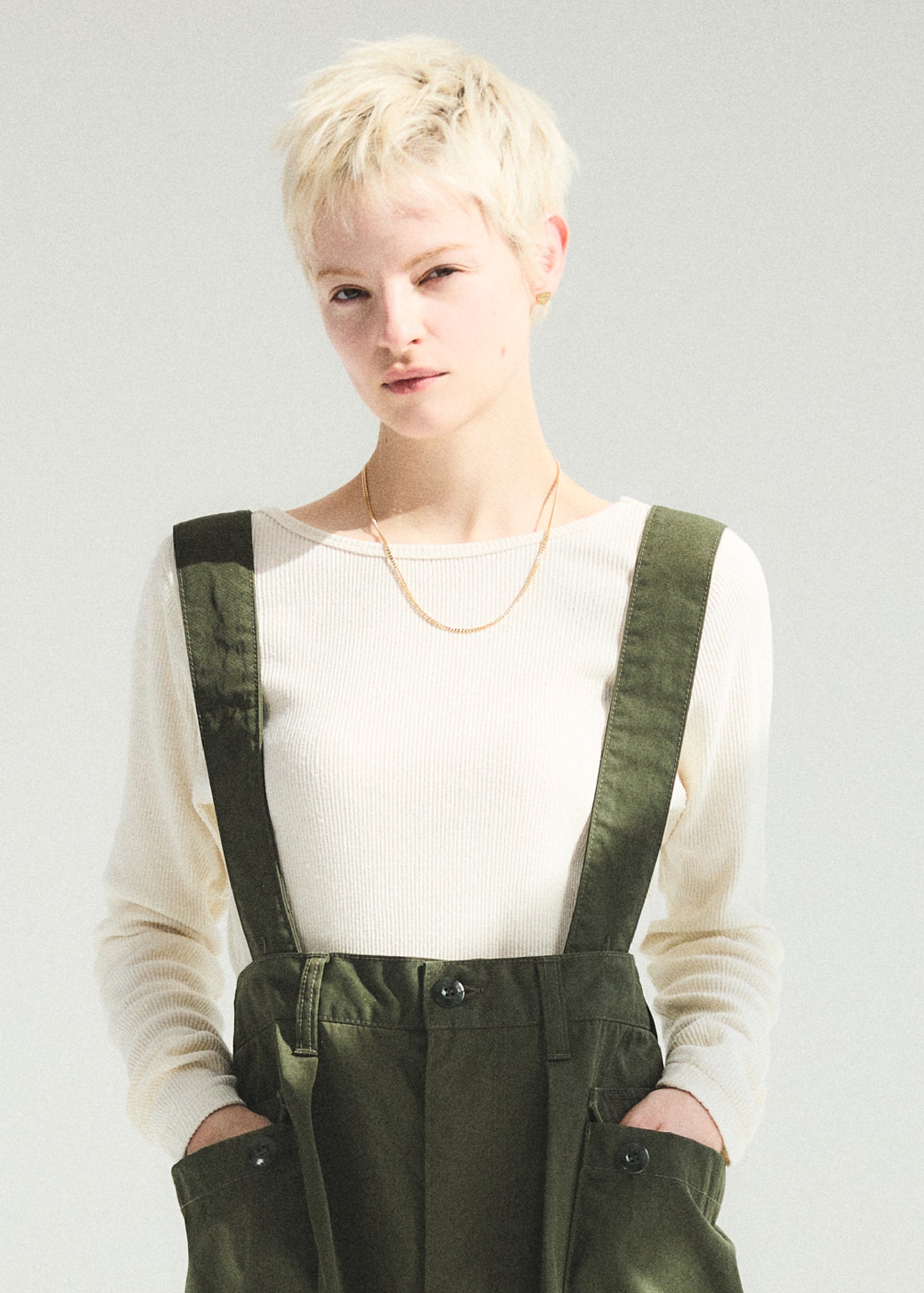 [Oblada] PURE SILK LONG SLEEVE TEE