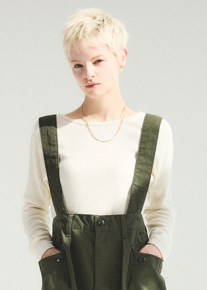 [Oblada] PURE SILK LONG SLEEVE TEE