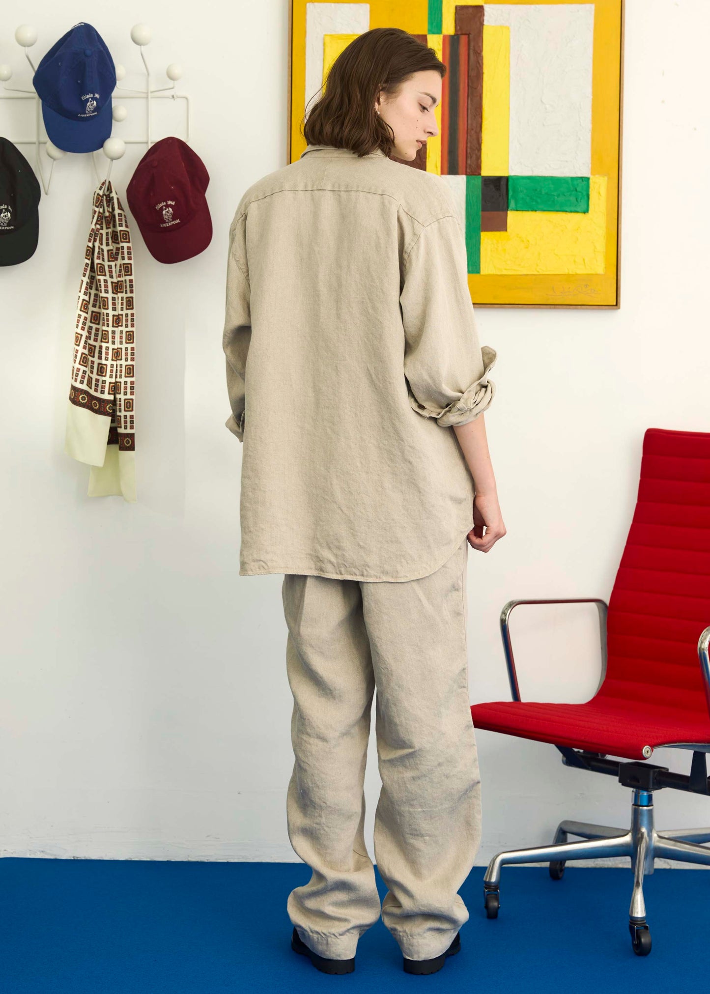 【ONLINE PREORDER】LINEN DENIM PANTS