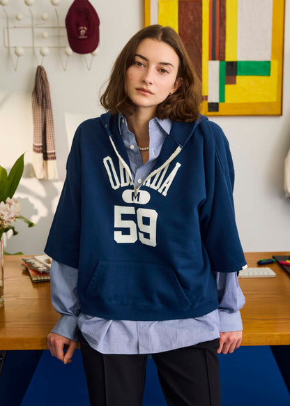 【ONLINE PREORDER】HALF ZIP HOODIE