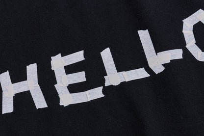 【Oblada】TAPE PRINT TEE