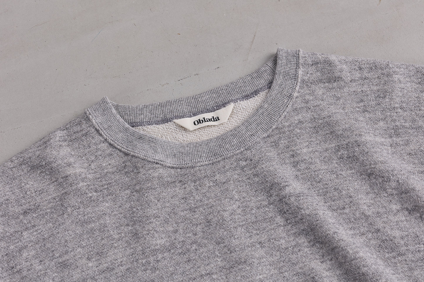 【Oblada】BLANK H/S SWEAT