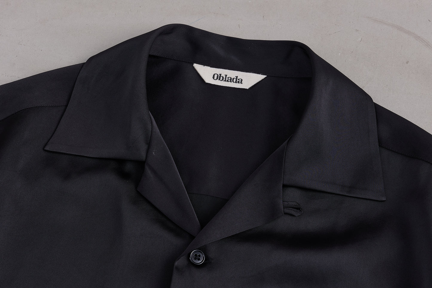 【Oblada】OPEN COLLAR SHIRT