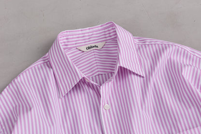 【Oblada】STRIPE AUTHENTIC SHIRT