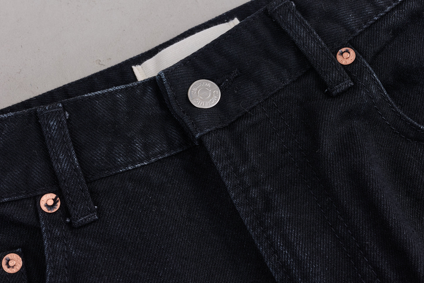 【Oblada】BUDDY JEANS BLACK