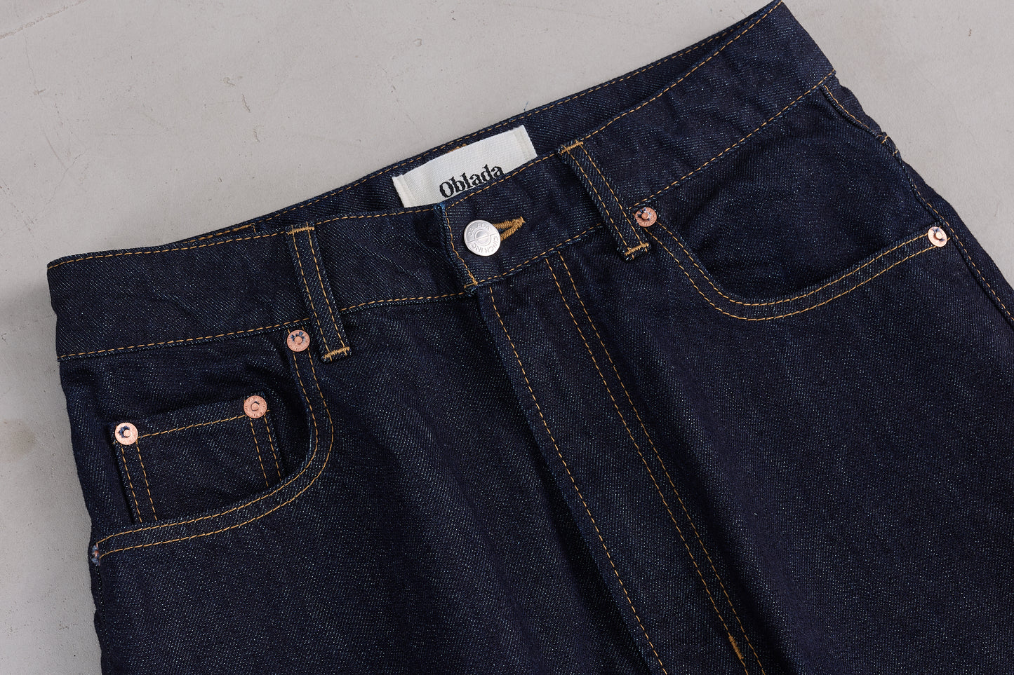 【Oblada】BUDDY JEANS INDIGO