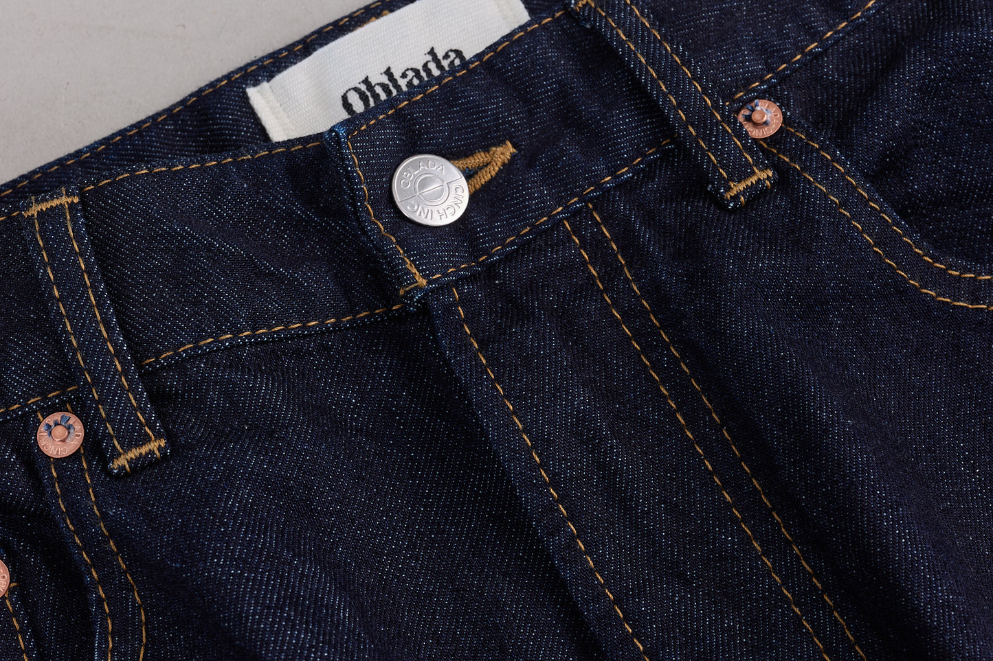 【Oblada】BUDDY JEANS INDIGO