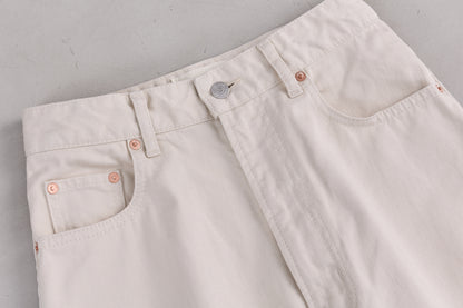 【Oblada】BUDDY JEANS IVORY