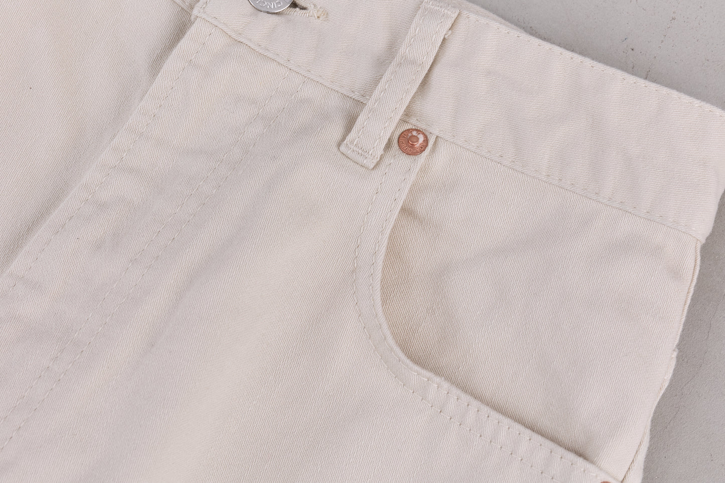 【Oblada】BUDDY JEANS IVORY