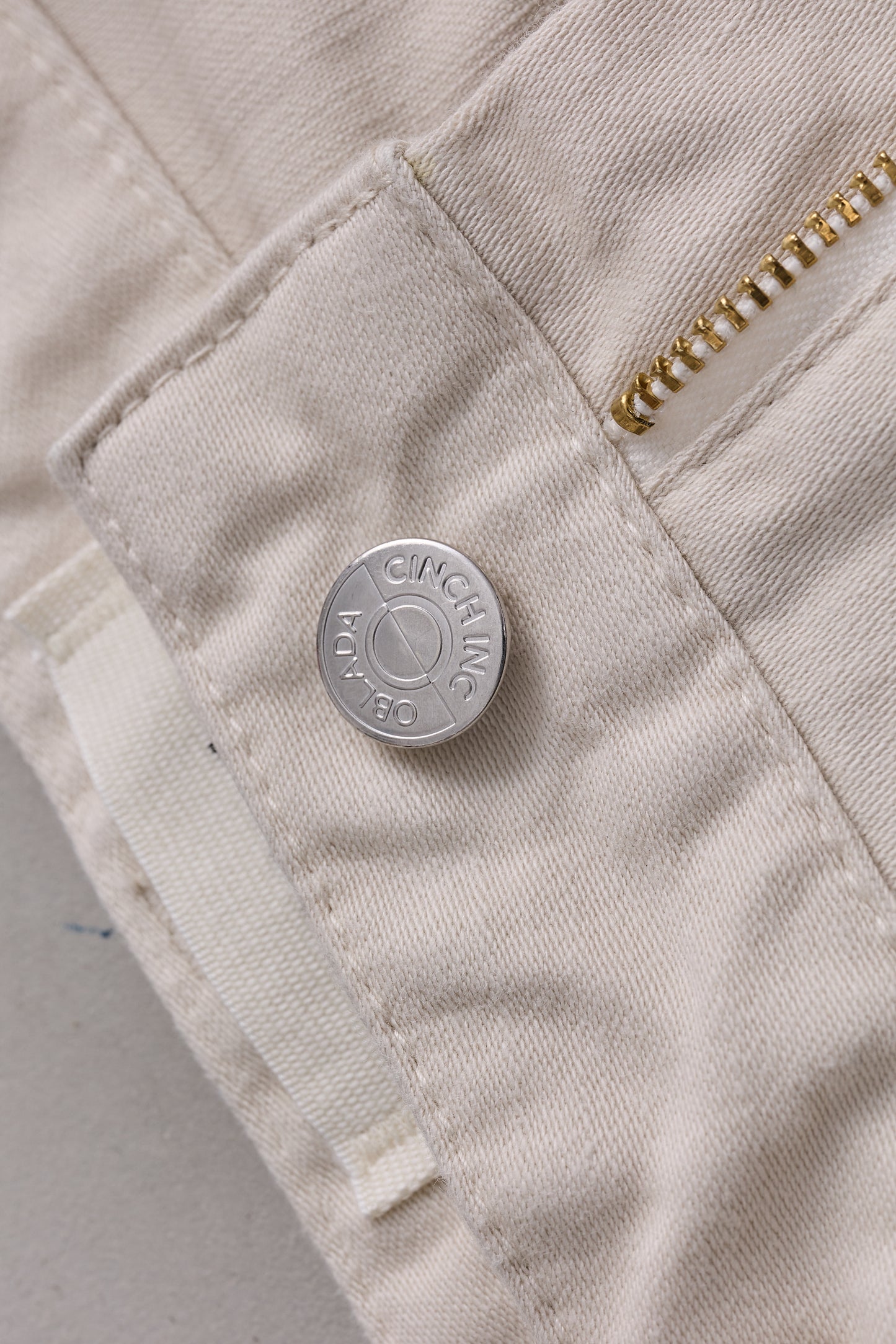 【Oblada】BUDDY JEANS IVORY