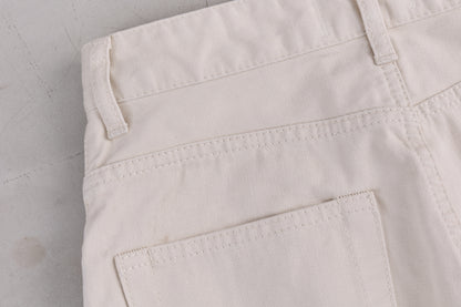 【Oblada】BUDDY JEANS IVORY