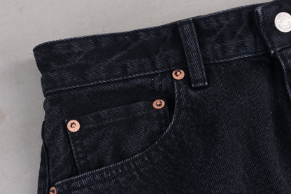 【Oblada】BUDDY DENIM SKIRT BLACK