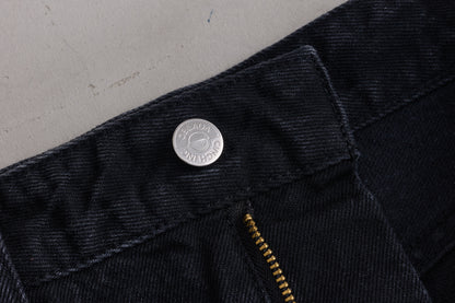 【Oblada】BUDDY DENIM SKIRT BLACK