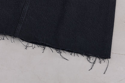 【Oblada】BUDDY DENIM SKIRT BLACK