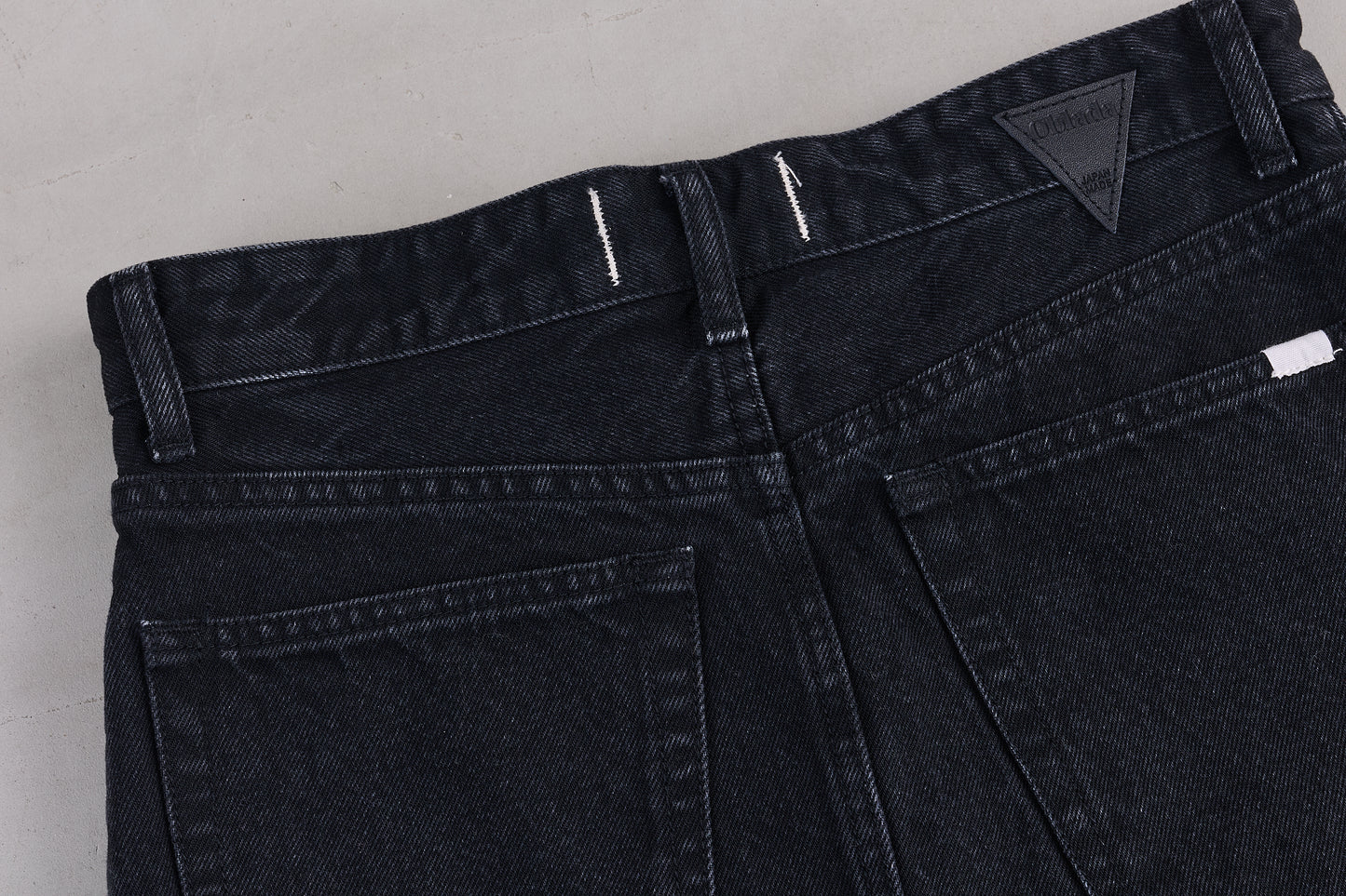 【Oblada】BUDDY DENIM SKIRT BLACK