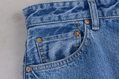 【Oblada】BUDDY DENIM SKIRT BLUE