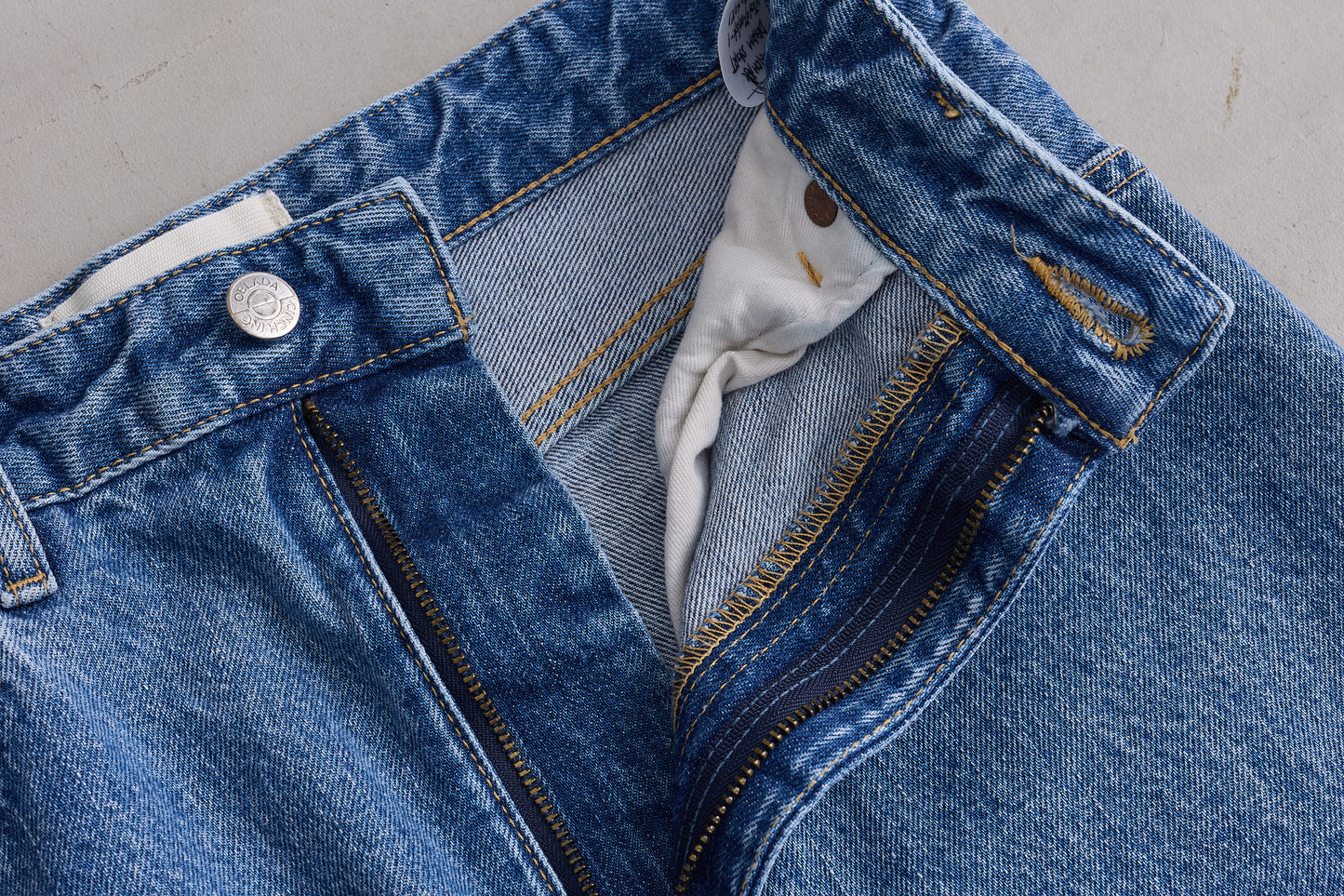 【Oblada】BUDDY DENIM SKIRT BLUE