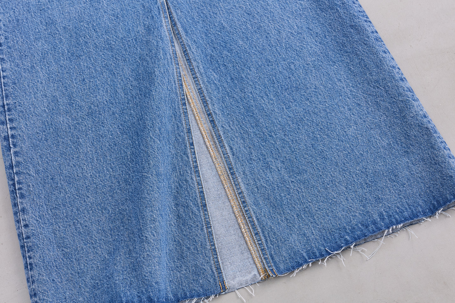 【Oblada】BUDDY DENIM SKIRT BLUE