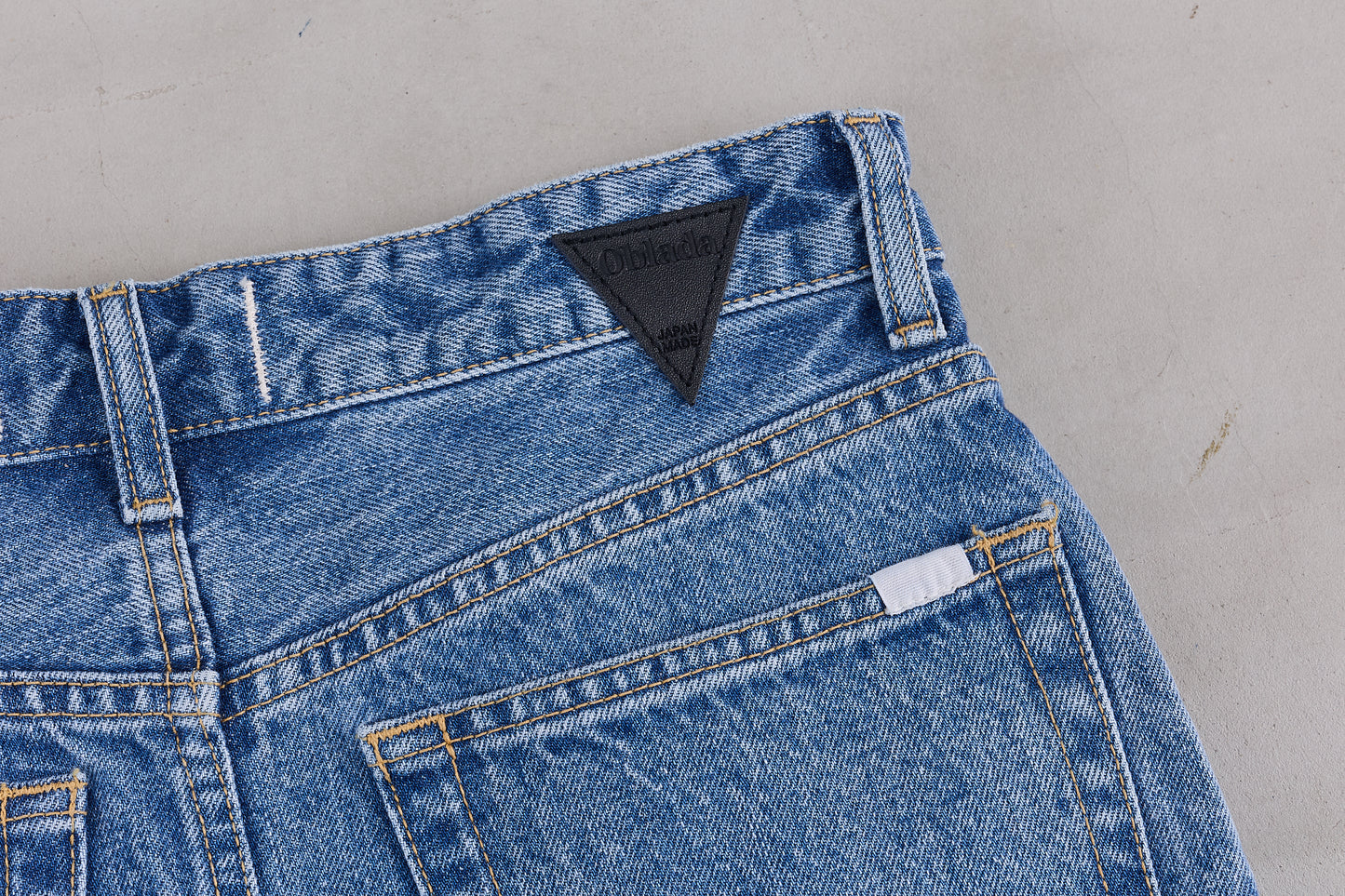 【Oblada】BUDDY DENIM SKIRT BLUE