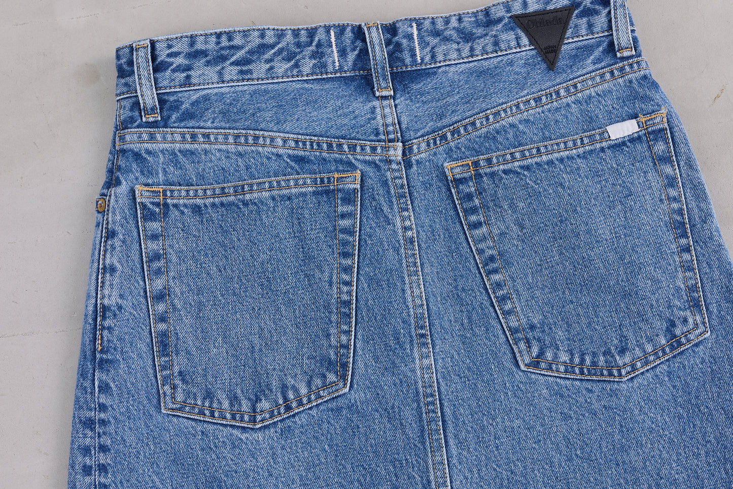 【Oblada】BUDDY DENIM SKIRT BLUE
