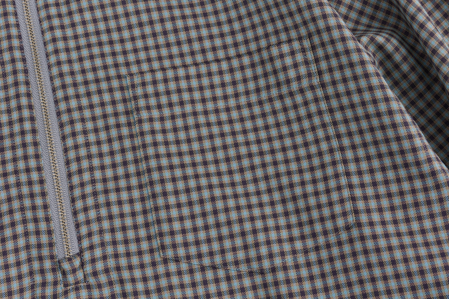 【Oblada】HALF ZIP DRESS CHECK