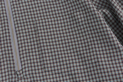 【Oblada】HALF ZIP DRESS CHECK