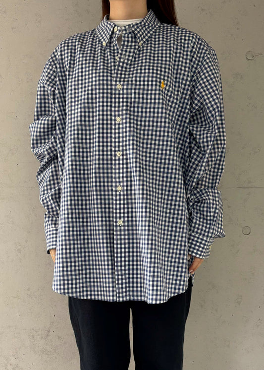 【VINTAGE】REMAKE SHIRT L