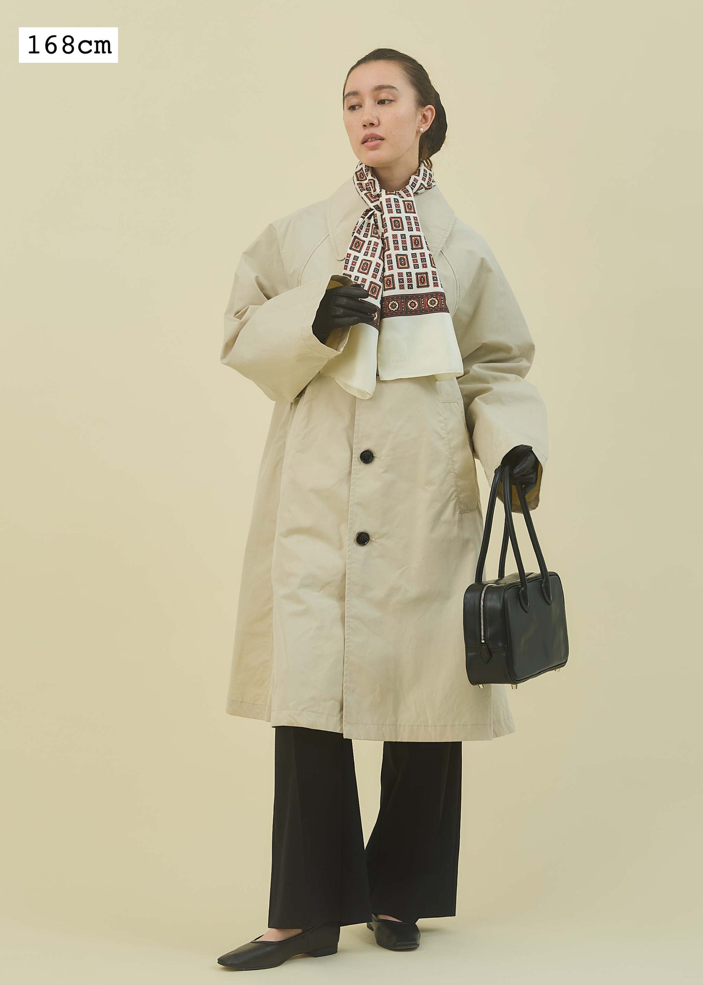 [Oblada] BLEAKED COAT