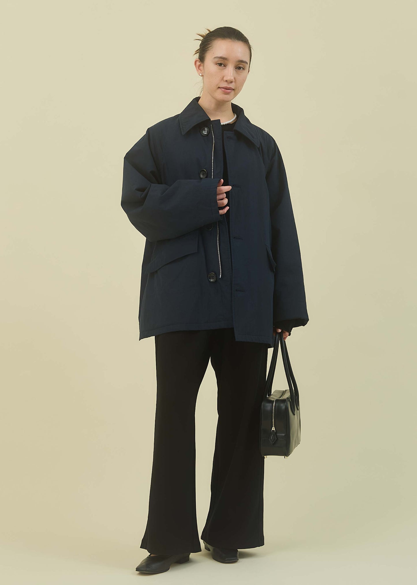 【Oblada】FEATHER COAT MINI