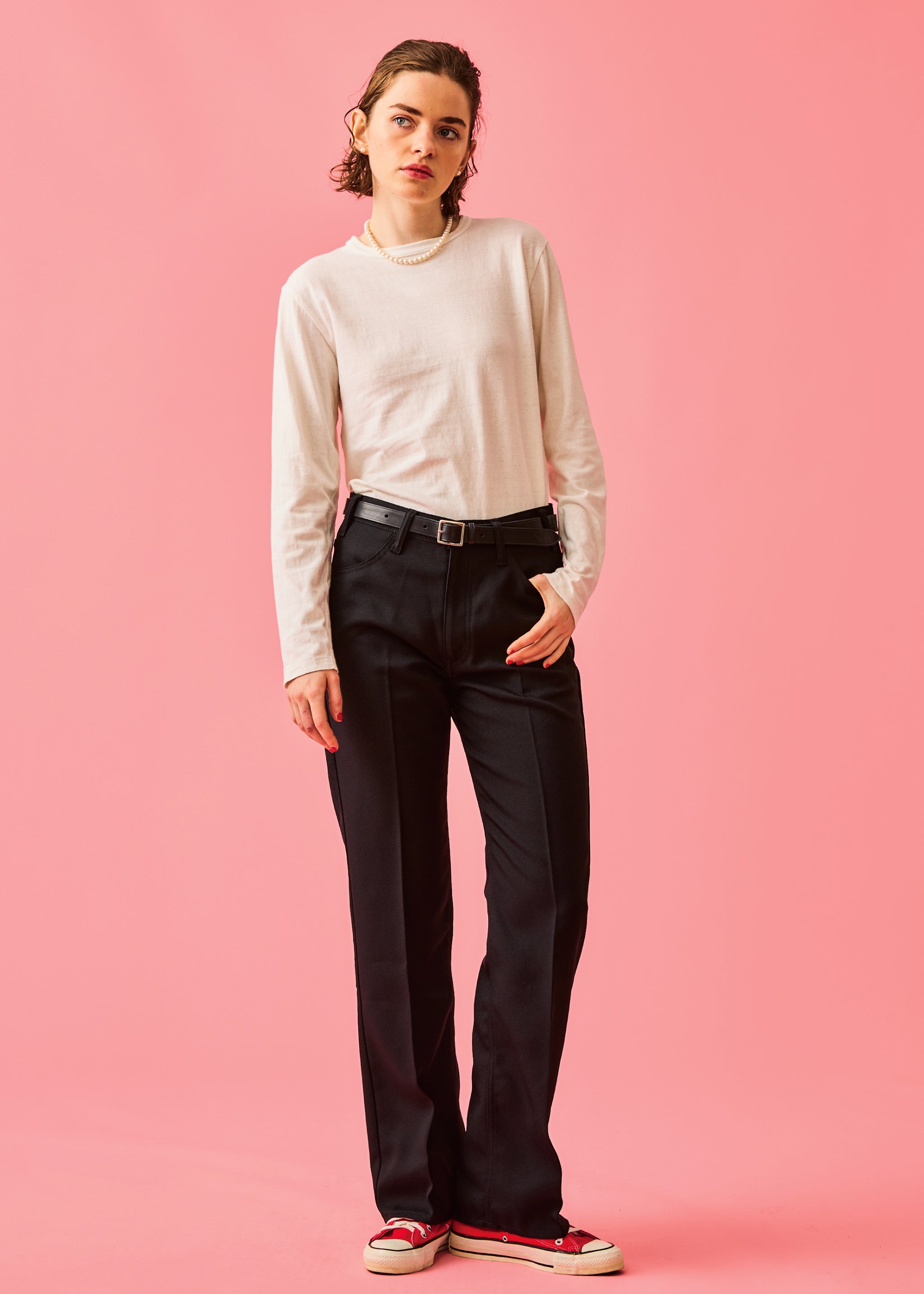 M.U × OBLADA DEFORMATION DINER PANTS 28（m.u × Oblada