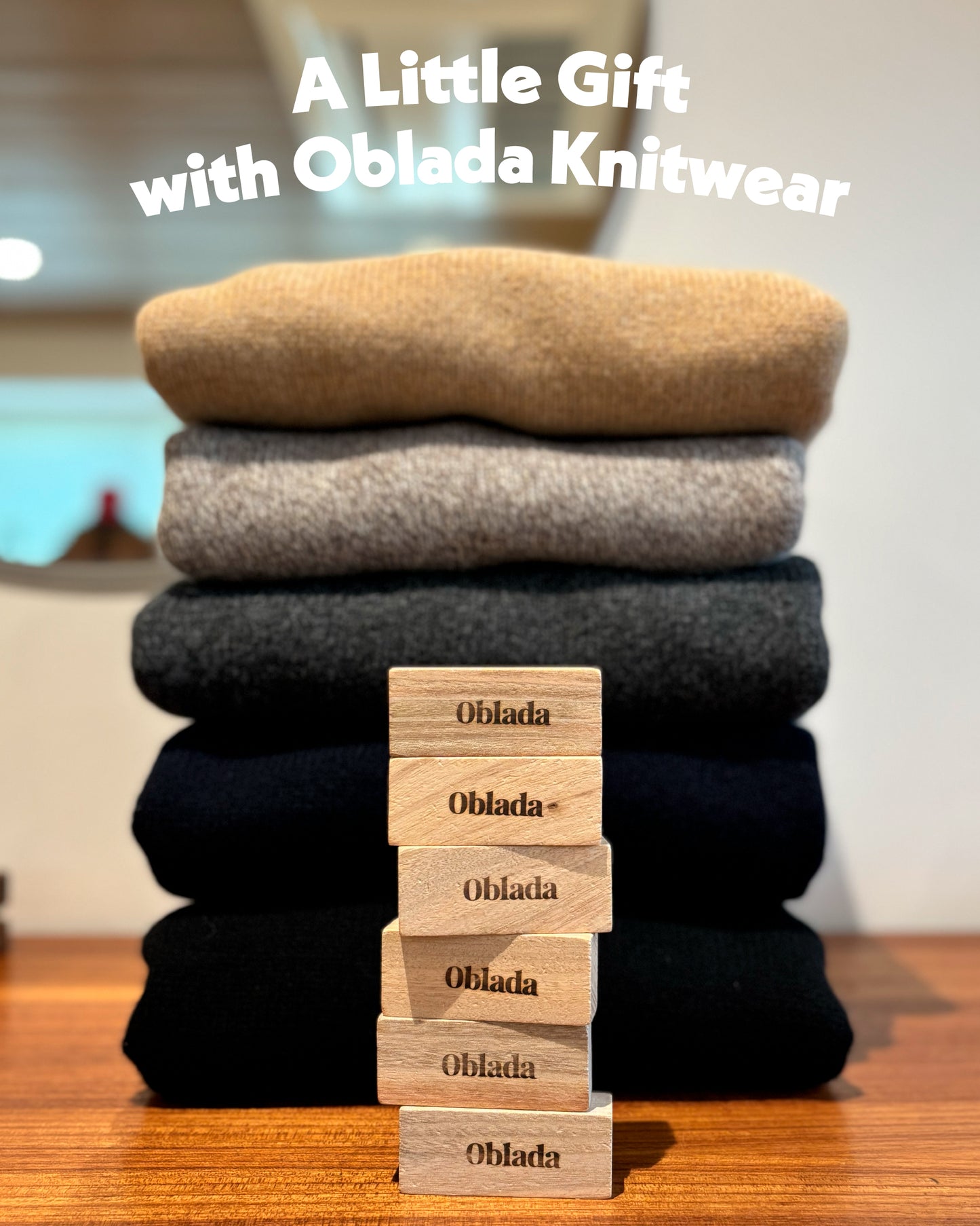 【Oblada】SHALLOW V KNIT