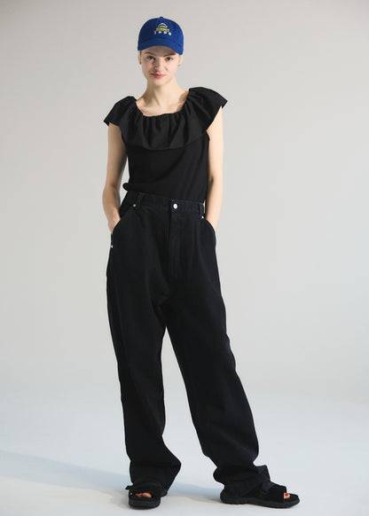 【Oblada】SKATER JEANS