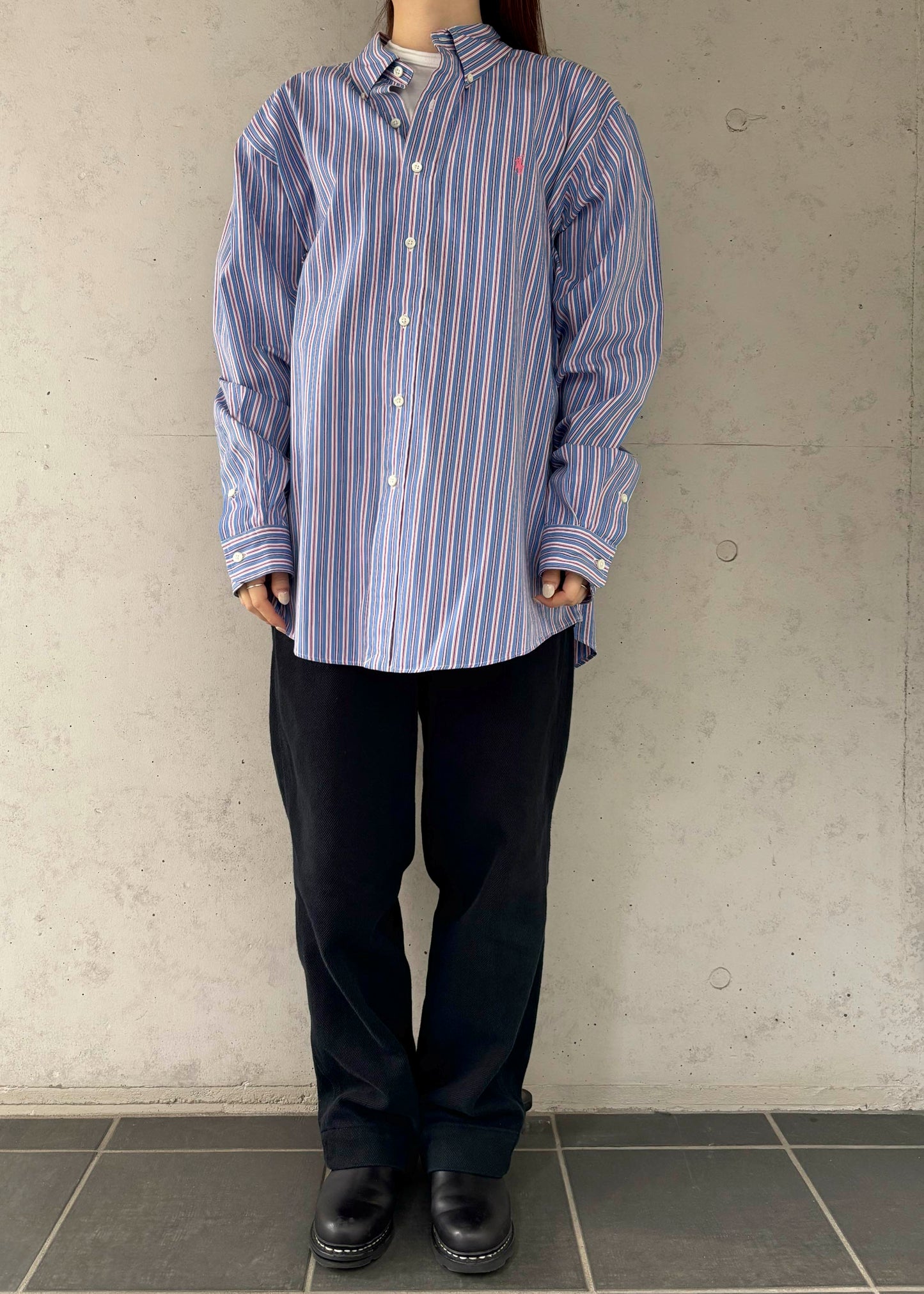 【VINTAGE】REMAKE SHIRT K