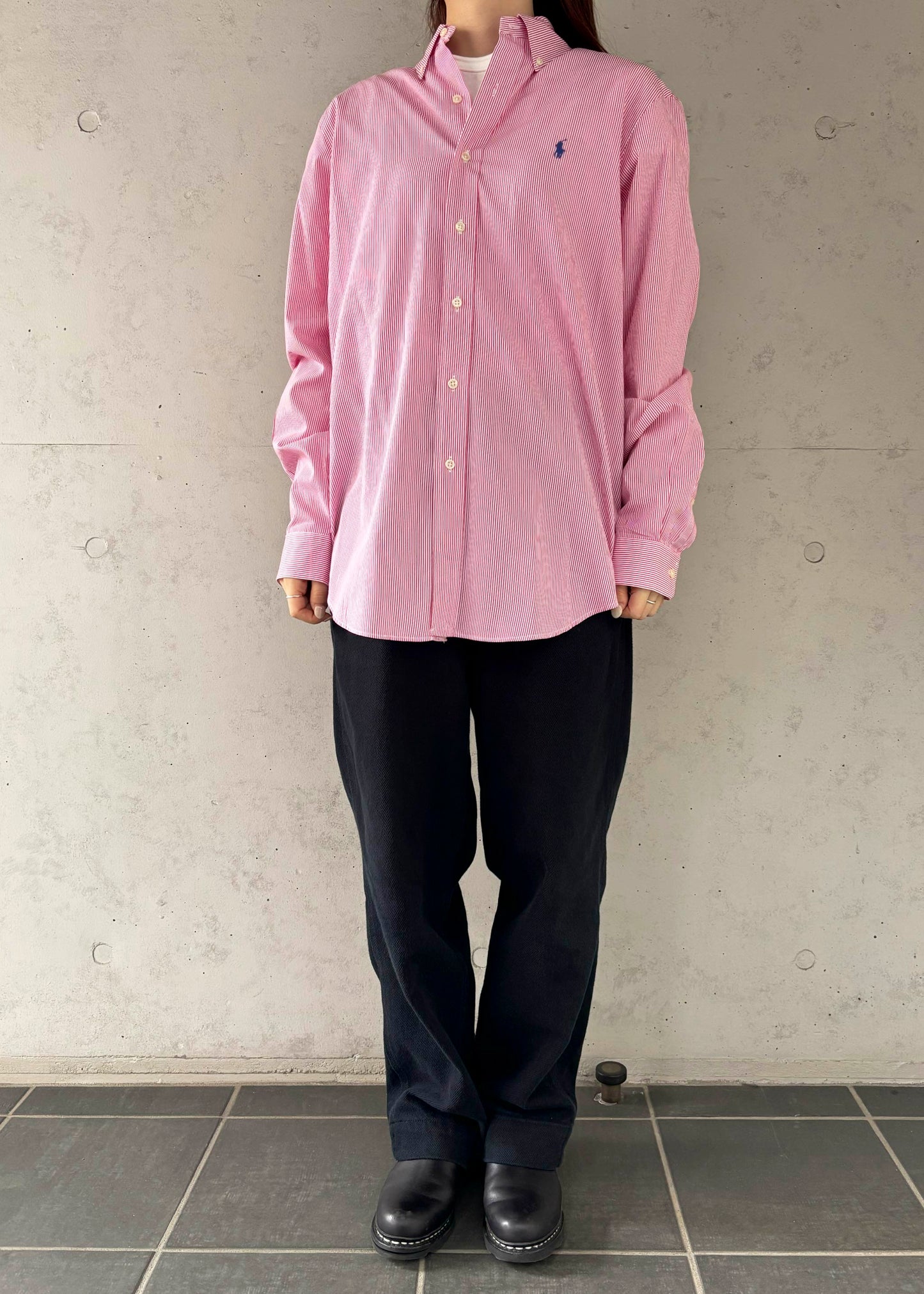 【VINTAGE】REMAKE SHIRT Q