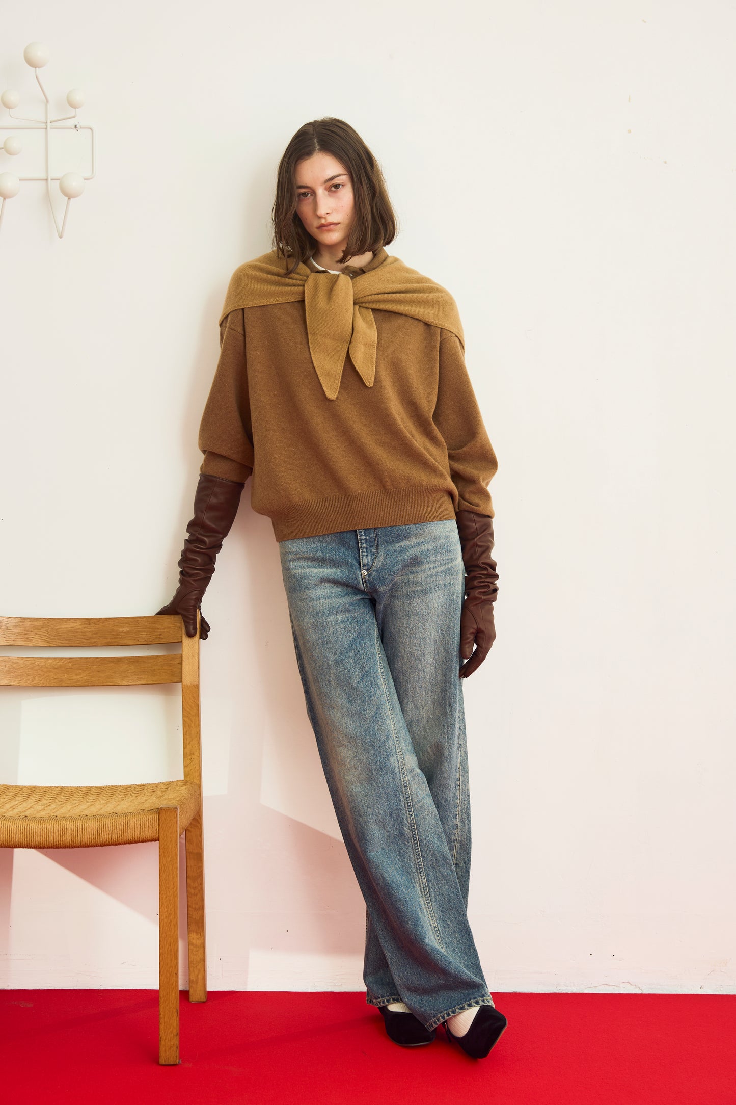 【WEB LIMITED】HENRY POLO KNIT