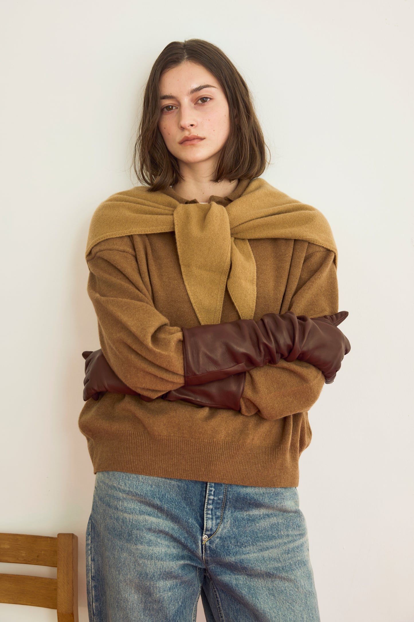 【WEB LIMITED】HENRY POLO KNIT