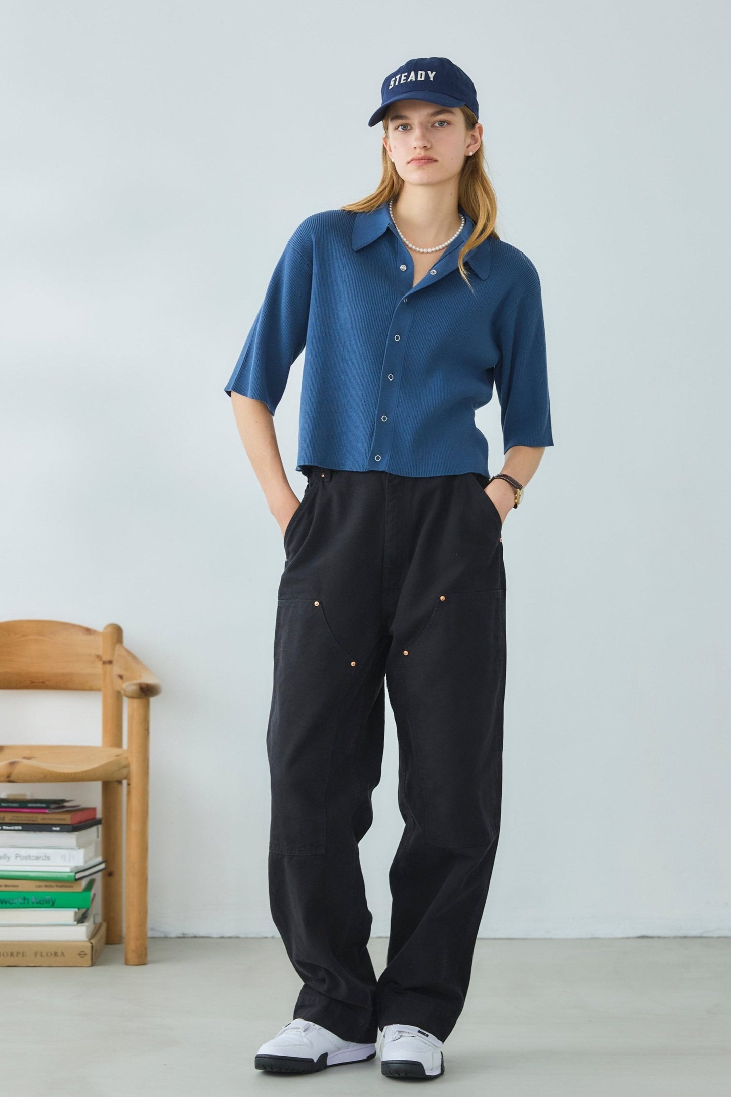 【Oblada】DOUBLE KNEE PANTS