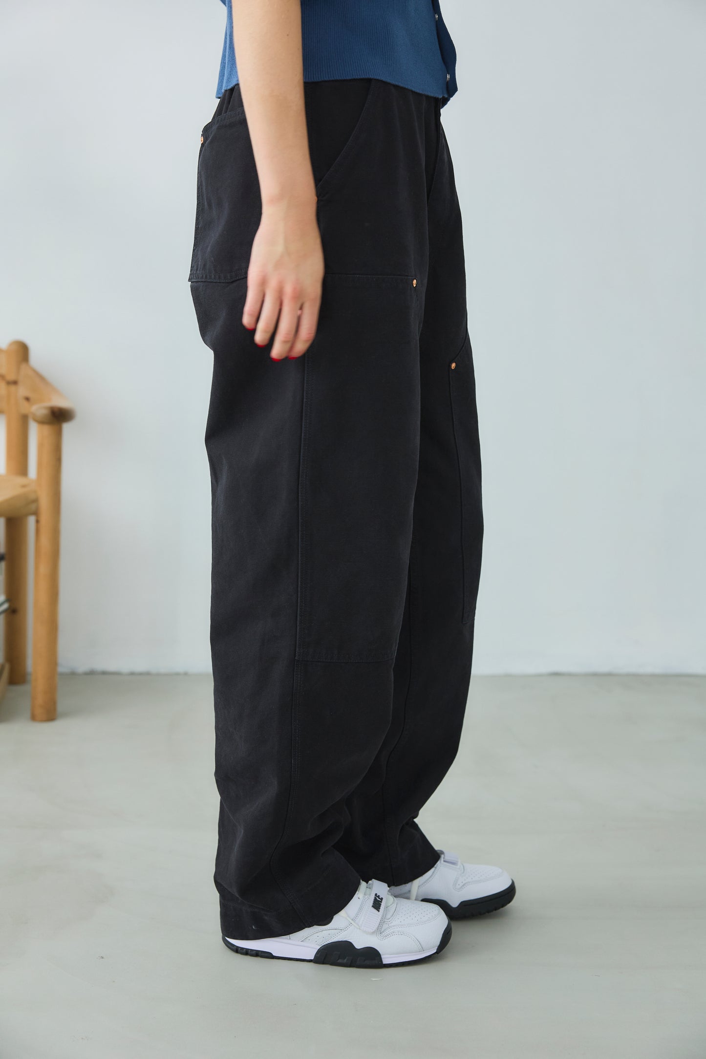 【Oblada】DOUBLE KNEE PANTS