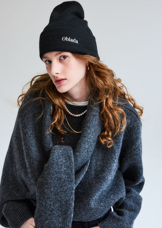 [Oblada] KNIT CAP 