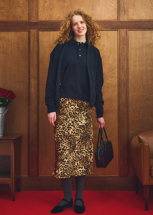 【Oblada】LEOPARD SKIRT