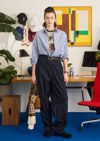 【Oblada】SKATER JEANS