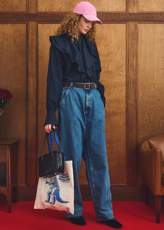 【Oblada】SKATER JEANS