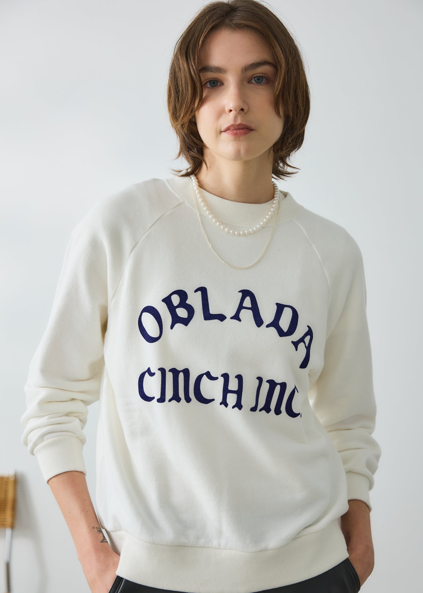 【Oblada】OBLADA CINCH LOGO SWEAT