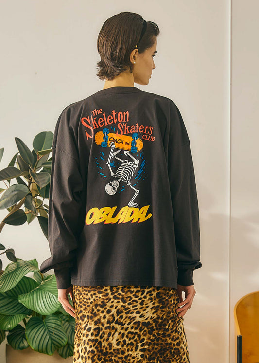 【Oblada】SKELETON LONGTEE
