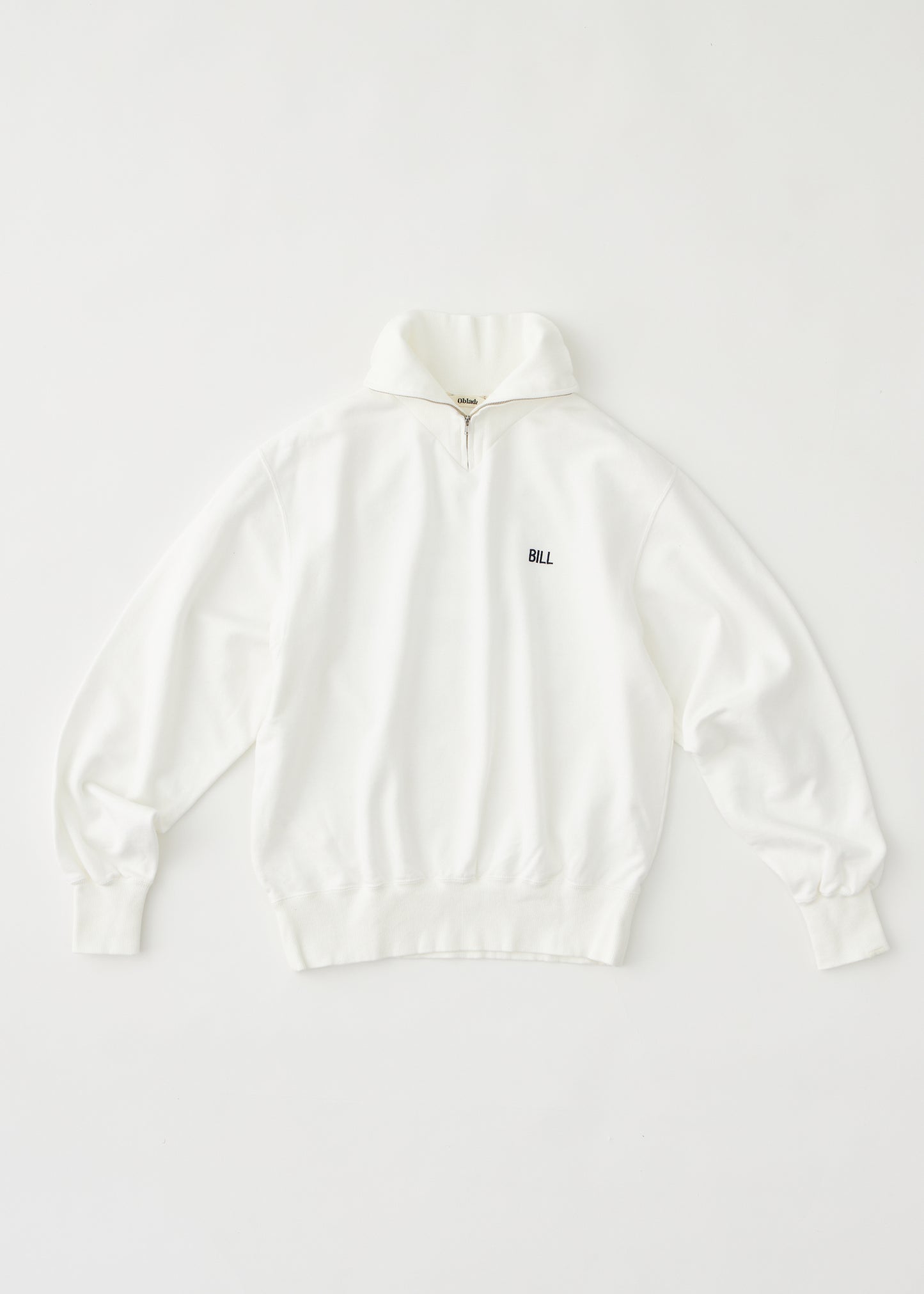 [Oblada] UNIFORM HALF ZIP SWEAT 