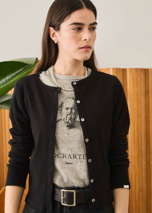 [ONLINE PREORDER] RIB CARDIGAN 