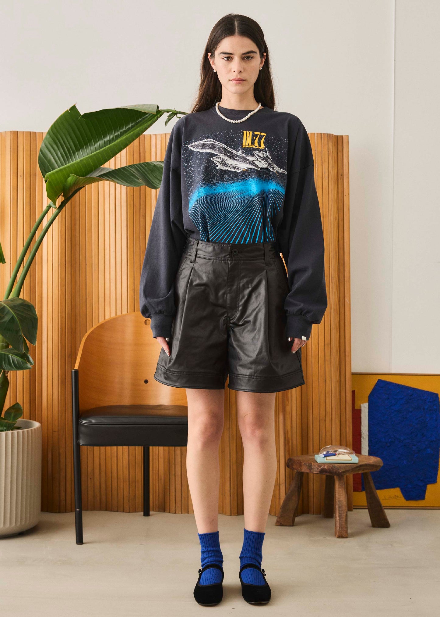 [ONLINE PREORDER] GI SHORTS LEATHER LIKE 