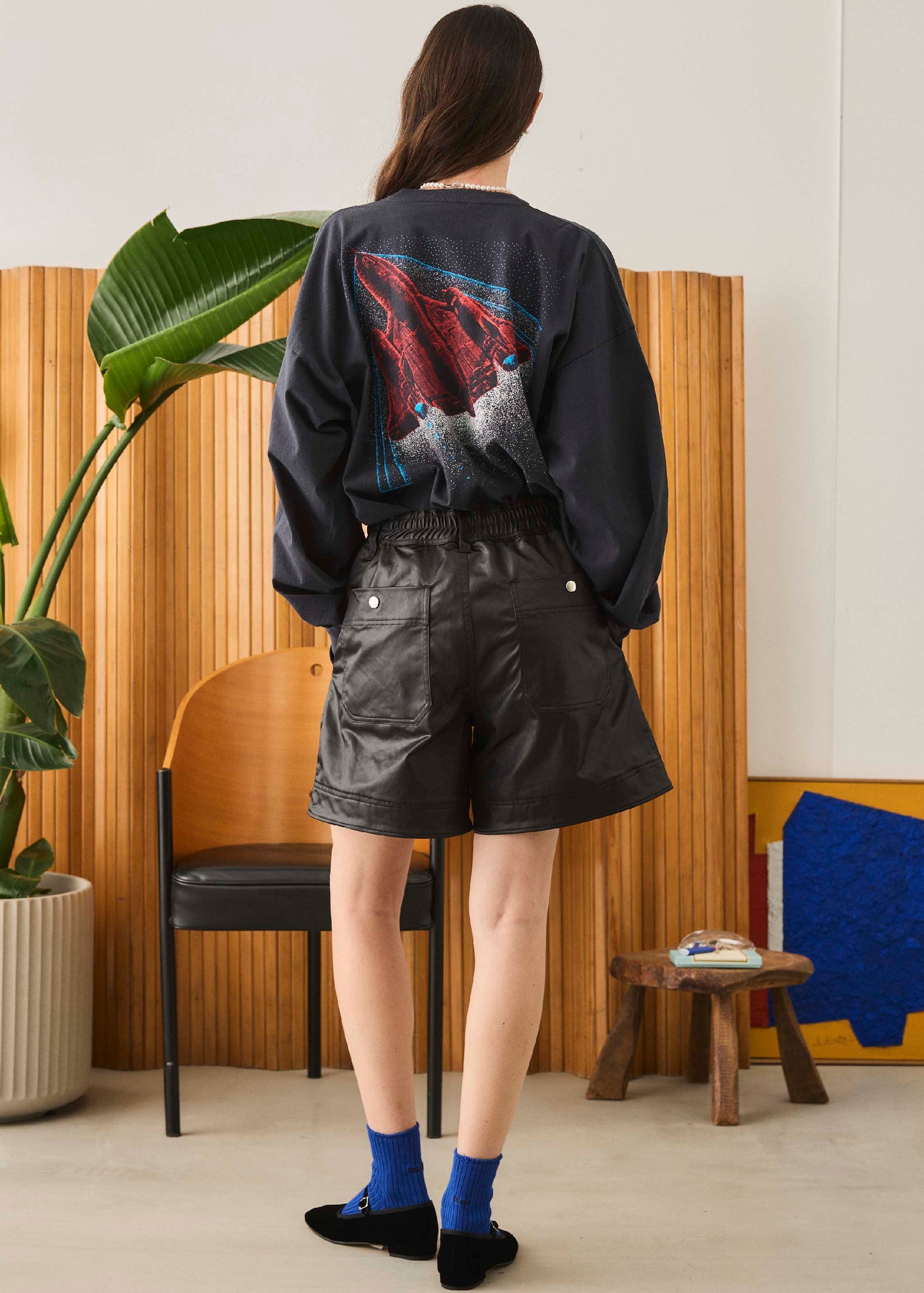 [ONLINE PREORDER] GI SHORTS LEATHER LIKE 