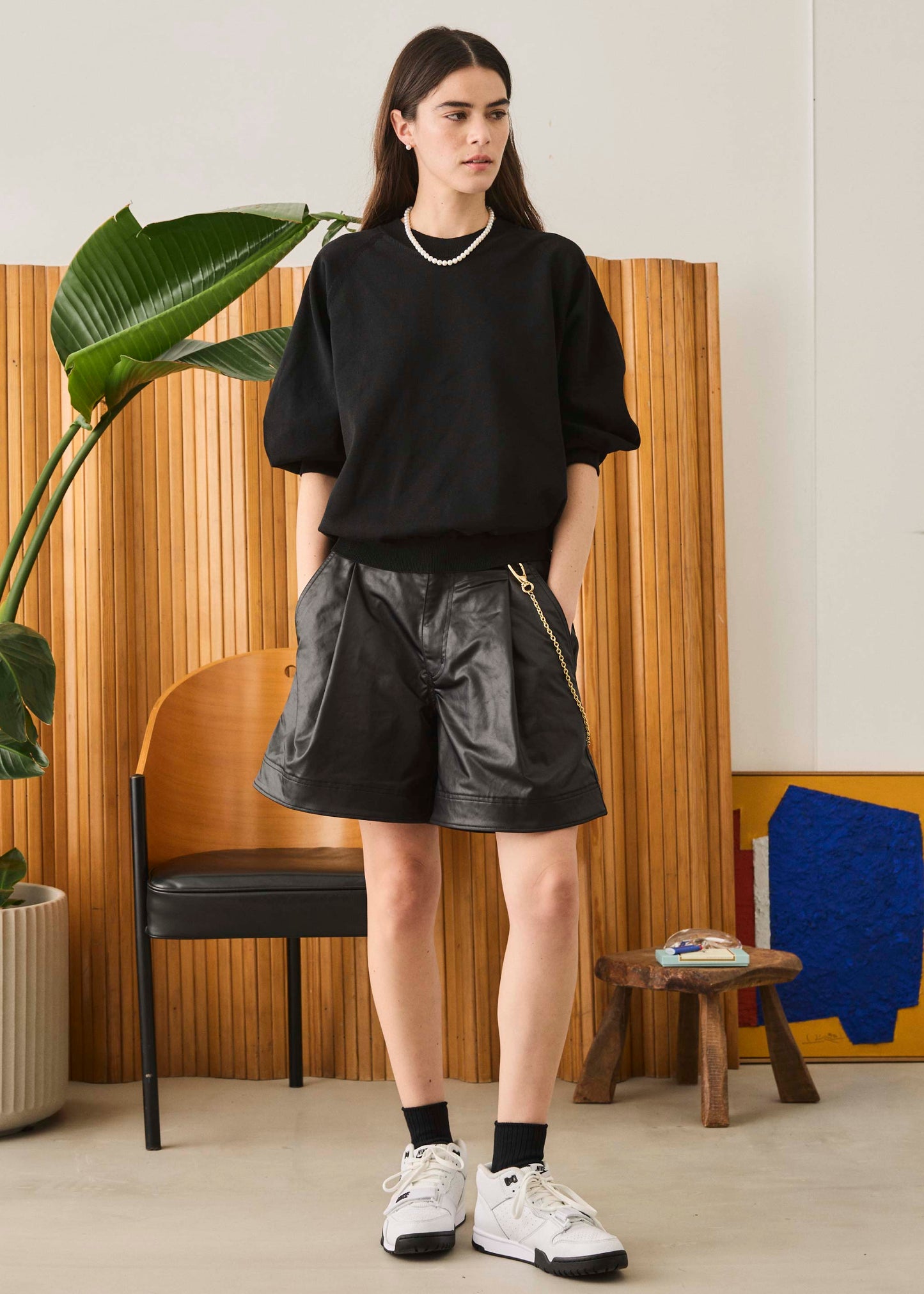 [ONLINE PREORDER] GI SHORTS LEATHER LIKE 