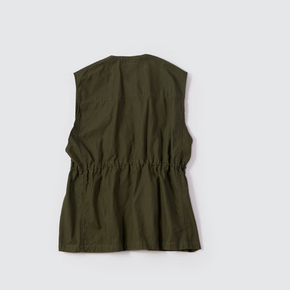 [Oblada] Sleeveless Military Jacket